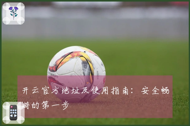 开云官方地址及使用指南：安全畅游的第一步
